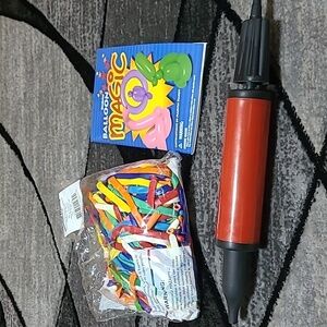 QUALATEX BALLOON INSTRUCTIONS MAGIC BOOK HAND PUMP BALLOONS BUNDLE